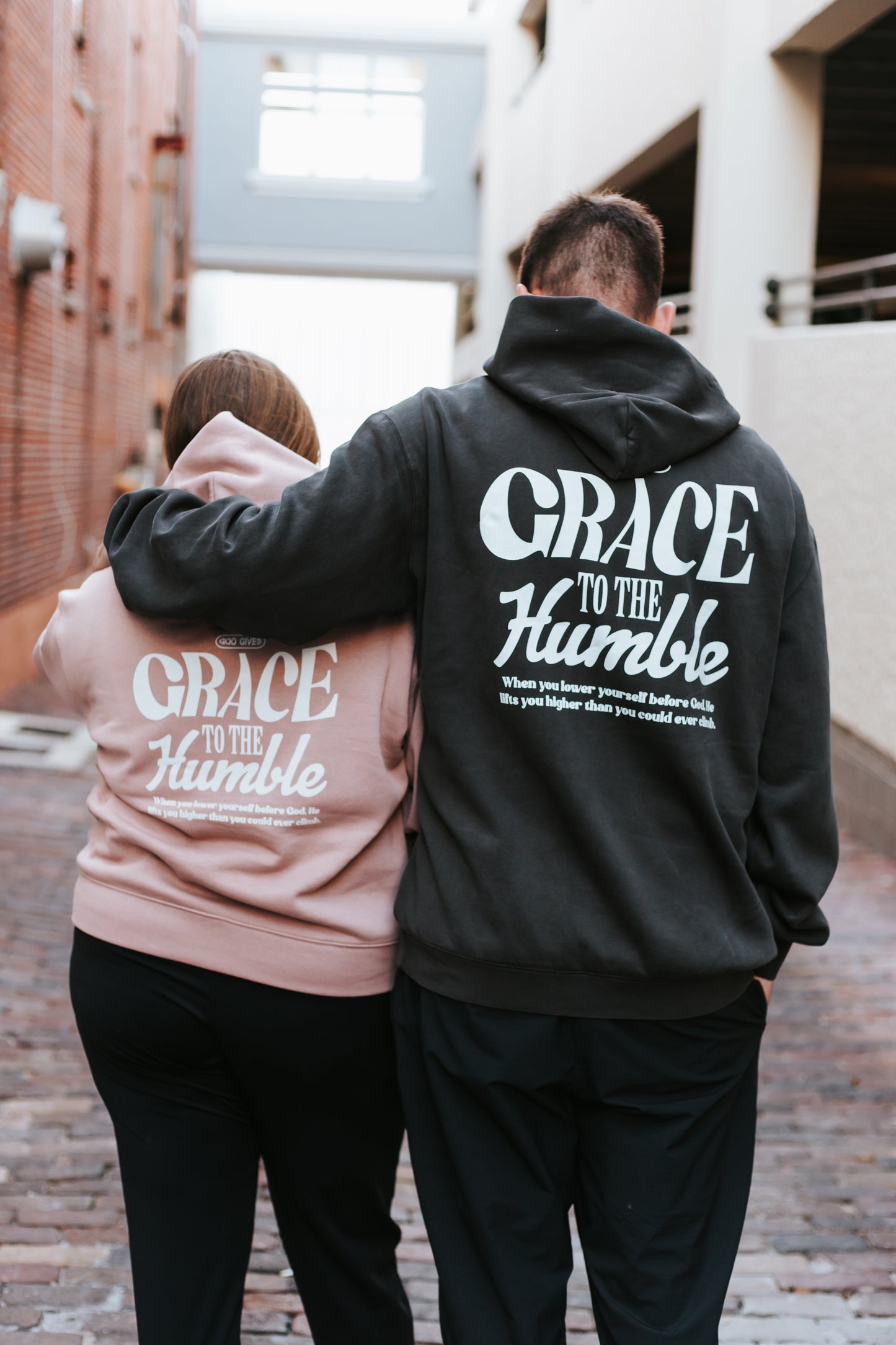 Men's Grace to the Humble Premium Hoodie