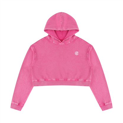 Women’s Mineral Washed REGENERATION Crop Hoodie