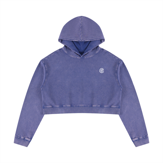 Women’s Mineral Washed REGENERATION Crop Hoodie