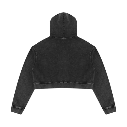 Women’s Mineral Washed REGENERATION Crop Hoodie