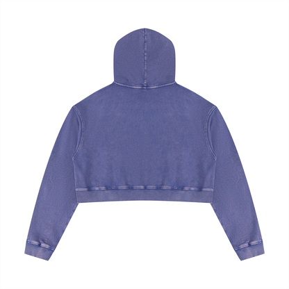 Women’s Mineral Washed REGENERATION Crop Hoodie