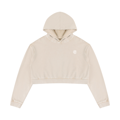 Women’s Mineral Washed REGENERATION Crop Hoodie