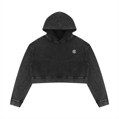 Women’s Mineral Washed REGENERATION Crop Hoodie